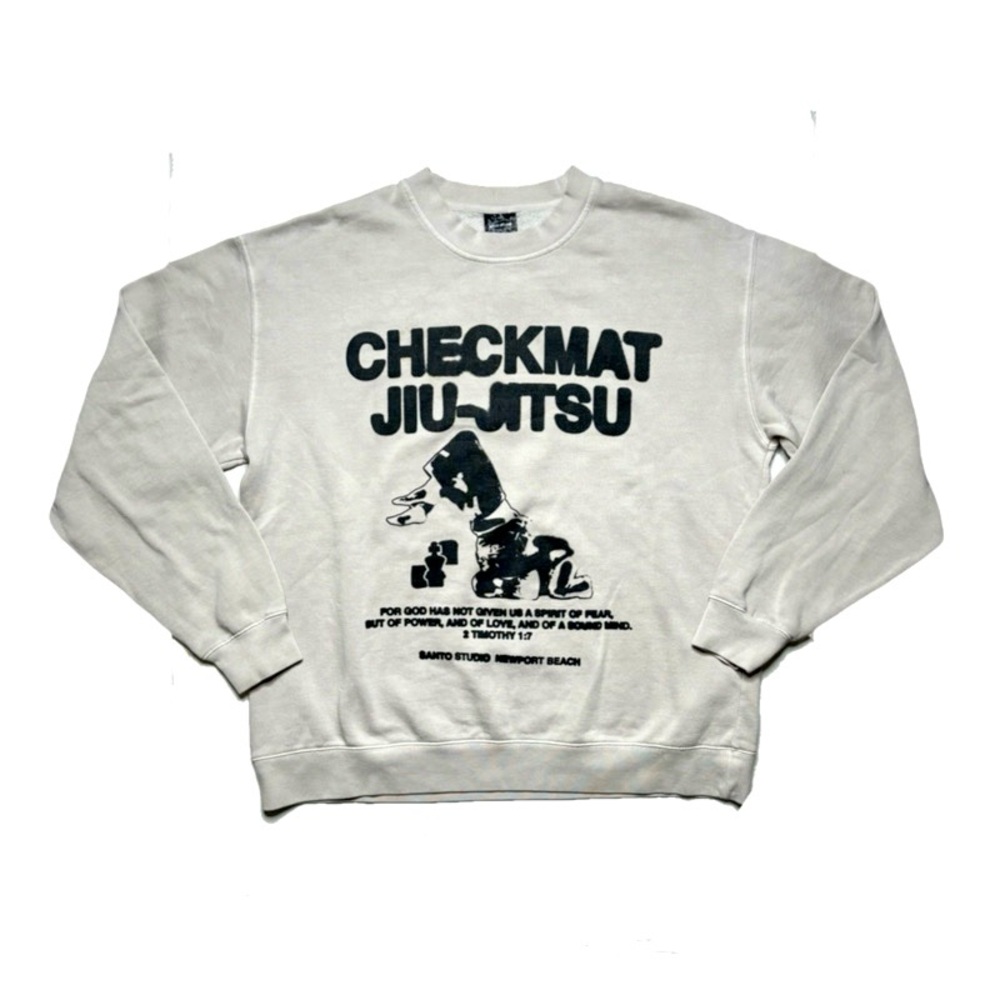 Santo Studio x Checkmat Jiu-Jitsu Crewneck Sweatshirt ** RARE **